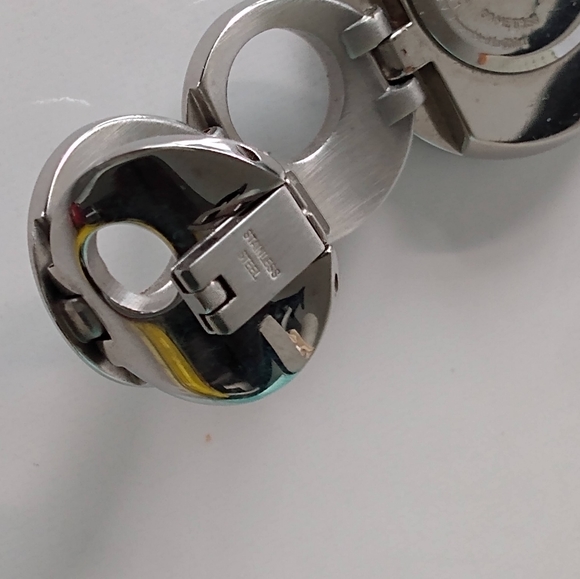 SOLD Ladies Silver Tone Seksy Sekonda Black Face Crystal  Dial Watch - Picture 12 of 14